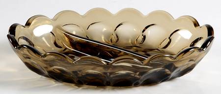 Fairfield Brown 7" Oval 2 Part Relish