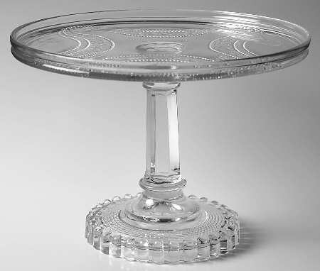 Garfield Drape 9" Diameter Pedestal Cake Stand