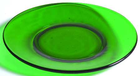 Baltic Forest Green Bread & Butter Plate