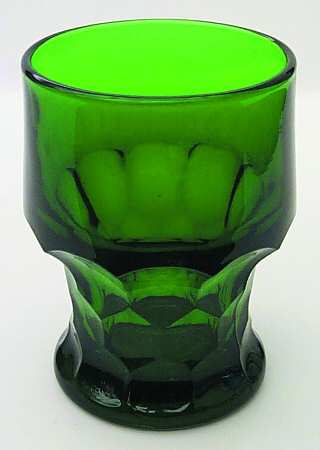 Georgian Forest Green 9 Oz Flat Tumbler by Anchor Hocking