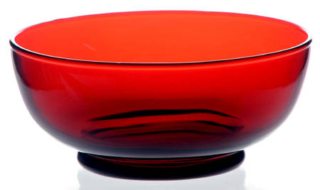 Baltic Royal Ruby 4" Footed Bowl by Anchor Hocking