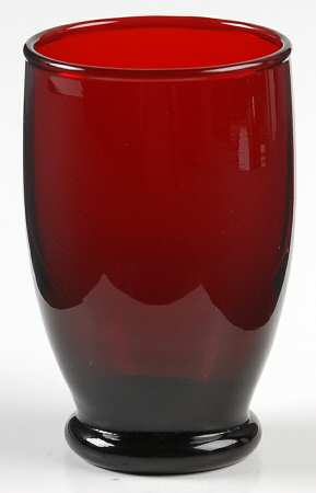 Baltic Royal Ruby Juice Glass by Anchor Hocking