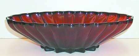 Classic Royal Ruby 12" Oval Bowl