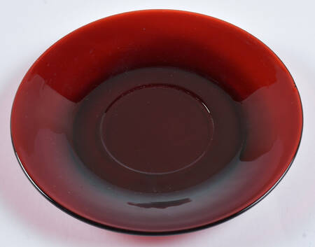R1700 Royal Ruby Saucer only by Anchor Hocking