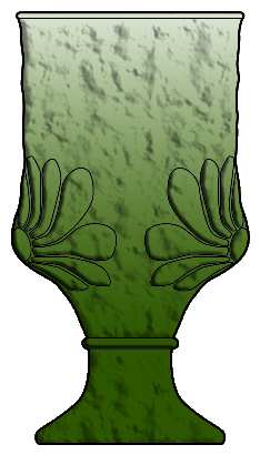 Rainflower Avocado Green by Anchor Hocking