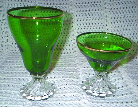 Burple-Inspiration Green Gold by Anchor Hocking