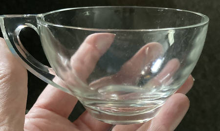 Vanity Clear Cup Only
