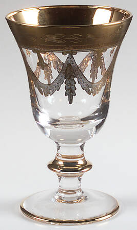 Medici Gold Wine Glass