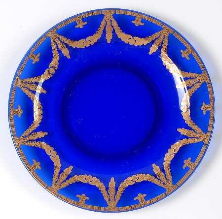 Medici Cobalt Salad Plate