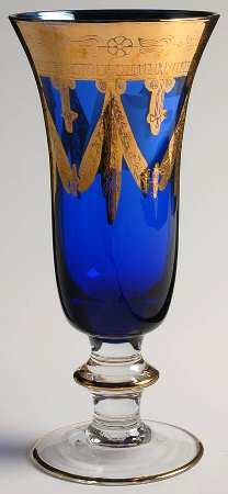 Medici Cobalt Fluted Champagne