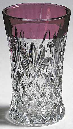Prescut Pineapple Ruby Flash by Anchor Hocking