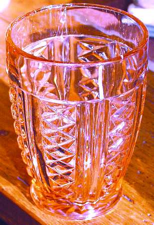 Diamond Pink 9 Oz Flat Tumbler