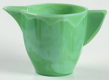 Octagonal Green Child's Teapot No Lid