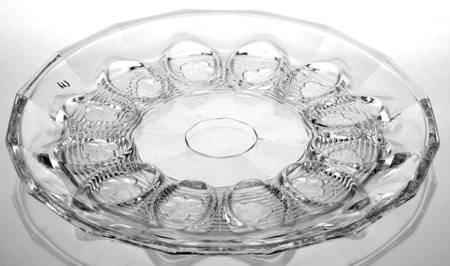 Avalon Clear Deviled Egg Server