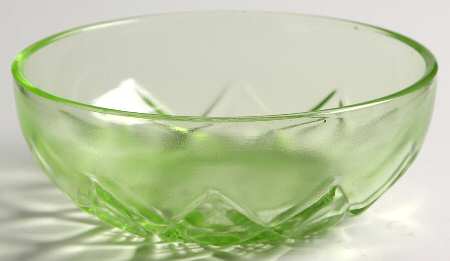 Diamond Arches Green Small Fruit Dessert Bowl
