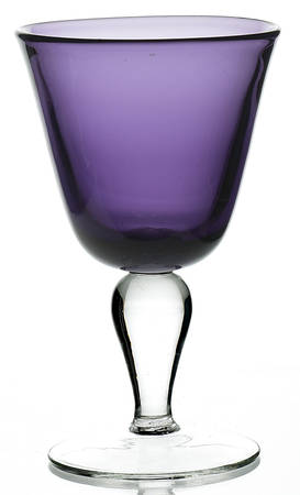 Salute Plum Wine Glass
