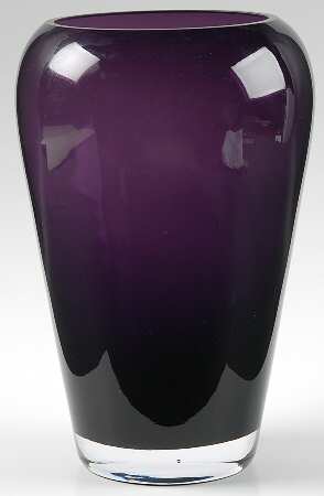 Salute Plum 9" Flower Vase