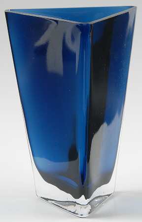 Salute Slate Blue 8" Flower Vase