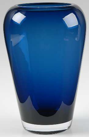 Salute Slate Blue 9" Flower Vase