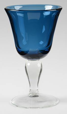 Salute Slate Blue Wine Glass