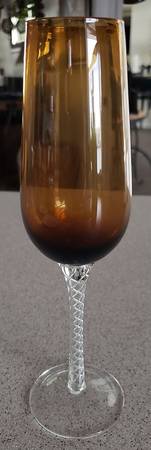 Braid Amber Fluted Champagne