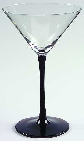 Legacy Black Martini Glass