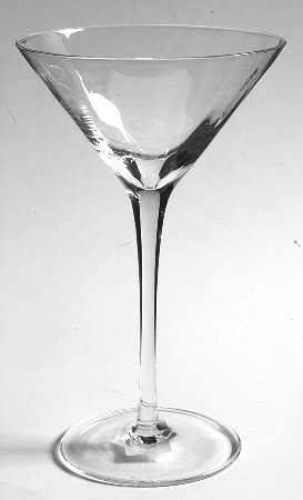 Optic Martini Glass