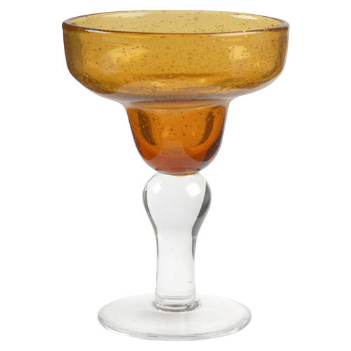 Iris Amber Margarita Glass