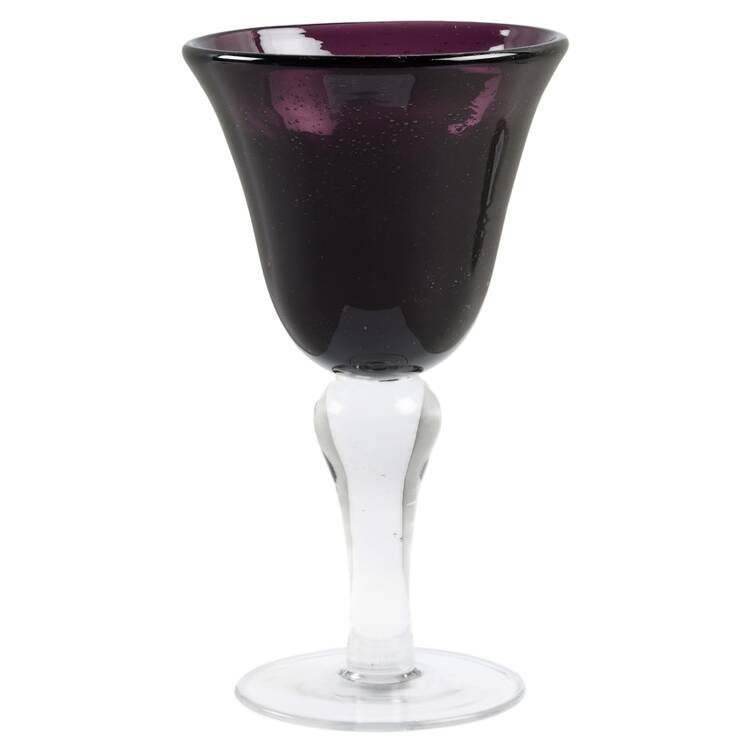 Iris Plum Water Goblet