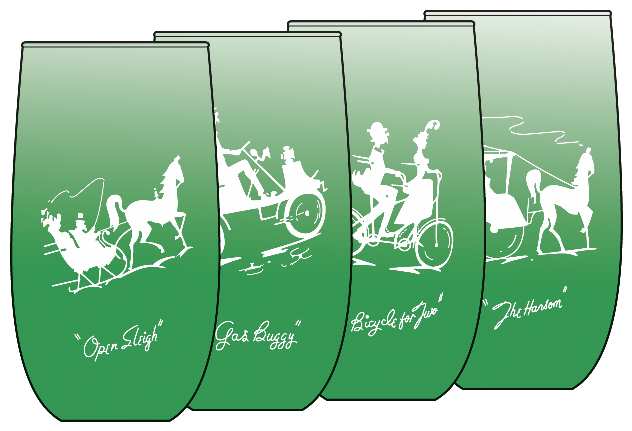 Gay Ninties 13 Oz Flat Tumbler
