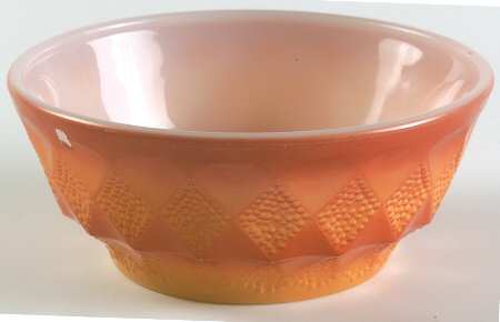 Kimberly Light Orange and Dark Orange (Not Luster) Cereal Bowl