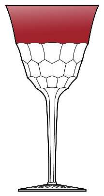 Arietta Ruby Water Goblet