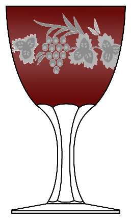 Mertise Ruby Water Goblet