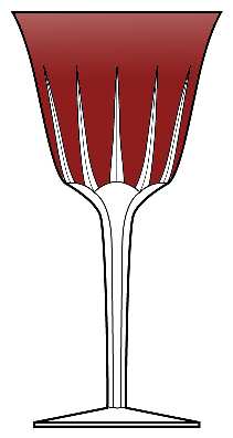 Patrizia Ruby Water Goblet