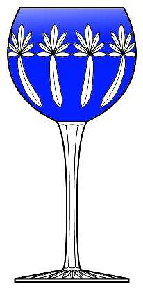 Estella Cobalt Blue Wine