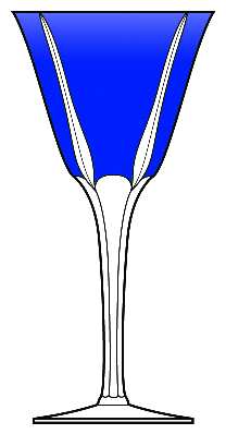 Idelle Idette Cobalt Blue Wine