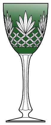 Edmanda Emerald Green Wine