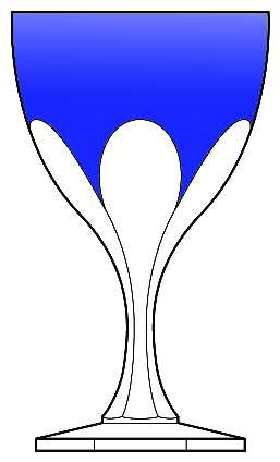 Edlin Cobalt Blue Wine