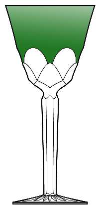 Regan Emerald Green Water Goblet