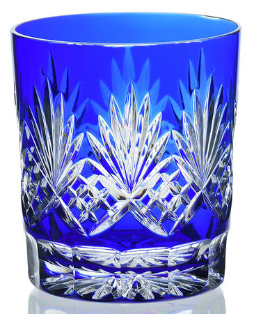 Caroline Cobalt Blue Double Old Fashioned