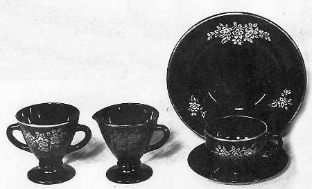 Floral Sterling Luncheon Plate