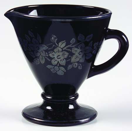 Floral Sterling Creamer