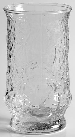 Rainflower Clear 12 Oz Flat Tumbler