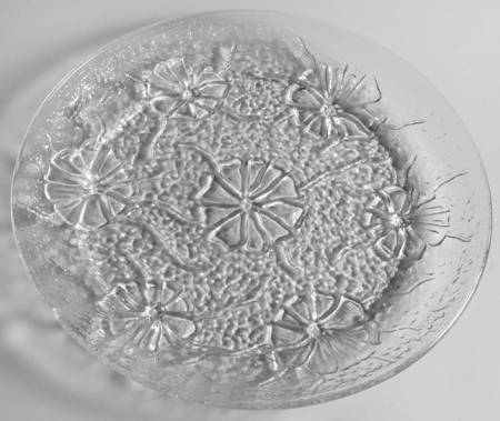 Rainflower Clear Dinner Plate