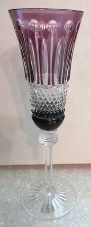 Olinda Amethyst Fluted Champagne