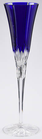 Castille Albinka Cobalt Blue Fluted Champagne
