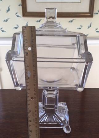 Adams Post Compote & Lid