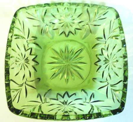 Prescut Green 6" Square Bowl