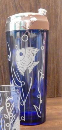 Angel Fish Cocktail Shaker & Lid
