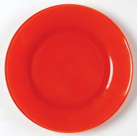 Rainbow Tangerine Luncheon Plate